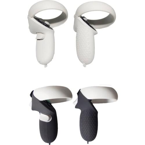 New Protective Sleeve For Oculus Quest2 VR Touch Controller Silicone Cover Skin Handle Grip Knuckle Strap Accessories