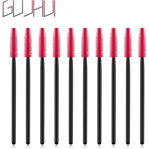 50pcs/set disposable eyelash brushes eyelash rolls eyelash sticks lip brushes eye shadow brushes makeup tools