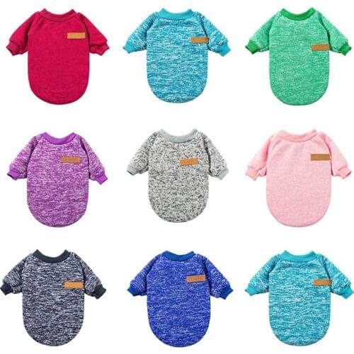 Solid Pet Clothes Spring Autumn Pets Dogs Clothing For Dogs Costume Classic Puppy Dog Coat Pet Overalls Cat Chihuahua Clothes