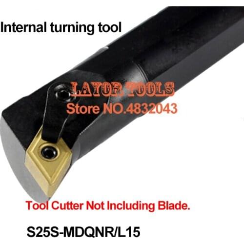 S25S-MDQNR15 25mm Lathe Cutting Tools CNC Turning Tool Lathe Machine Tools Internal Metal Lathe Tool Boring Bar Type MDQNR/L