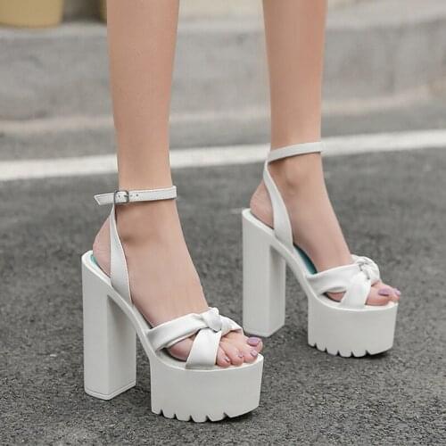 New womens Summer shoes Platform Gladiator Sandals women Ladies white sandals Shoes Woman Wedges High Heels Summer Sandals