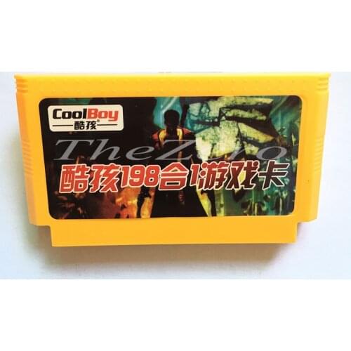 Super Game 198 IN 1 For 8 Bit Game Player Game Card for 60 PIN Cartridge Game Card