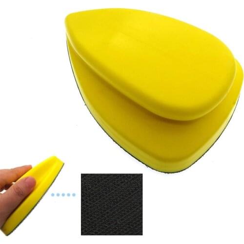 Triangle Sanding Disc Sandpaper Backing Polishing Pad Car Hand Grinding Block