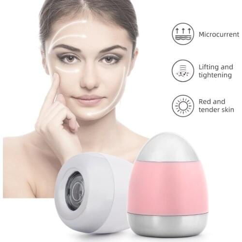 Mini Facial Massage Microcurrent Vibration Skin Tightening Massager Face Lifting Anti-wrinkle Instrument Skin Care Beauty Device