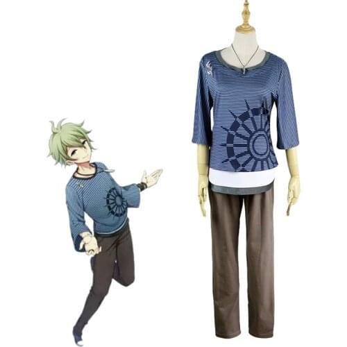 Japanese Game Danganronpa V3 Rantaro Amami Cosplay Costume Unisex Halloween Carnival Uniforms Custom Made Top+Pant