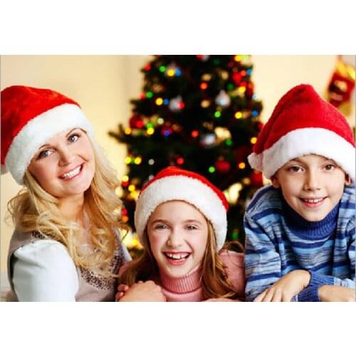 20pcs/pack Wholesale Christmas hats Adult Christmas hats Christmas gifts Christmas decorations Christmas supplies wholesale