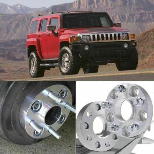 2pcs 6X139.7 100.1CB 25mm Thick Hubcenteric Wheel Spacer Adapters For Hummer H3