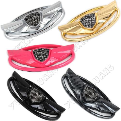 3D Angel Wing Car Front Grille Emblem Badge for GENESIS COUPE 2010-2015