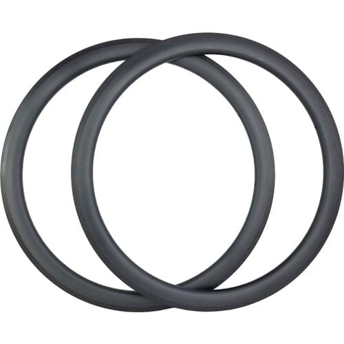 700c 45mm clincher road racing bike U shape carbon rims 25mm wide UD matte front 20 rear 24 holes high TG 3K 12K 622mm bicycle