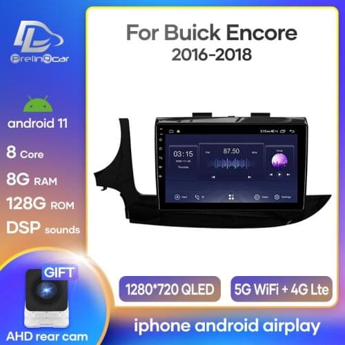 Prelingcar Android 10.0 For Opel Mokka Buick Encore 2016-2018 Car Radio Multimedia Video Player GPS Navigation NO DVD 2 Din DSP