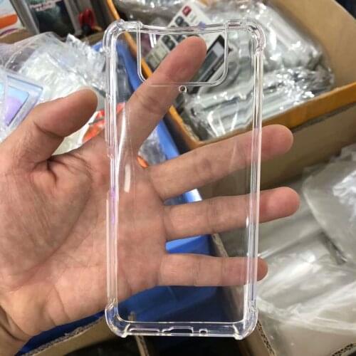 For ASUS Zenfone 8 /8 Flip, Phone Case Luxury Shockproof Airbags Transparent Clear Soft Bumper Cover