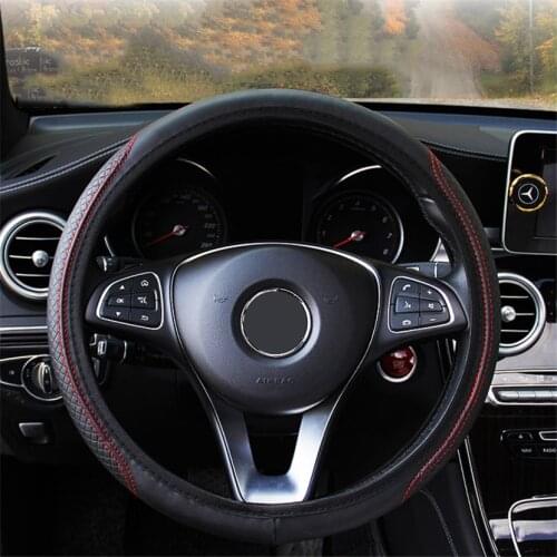 Car Steering Wheel Cover leather For Seat Leon FR 1M 5F Cupra MK3 2 MK1 MK2 Ibiza FR Arona Ateca Cordoba Toledo Atuo Accessories