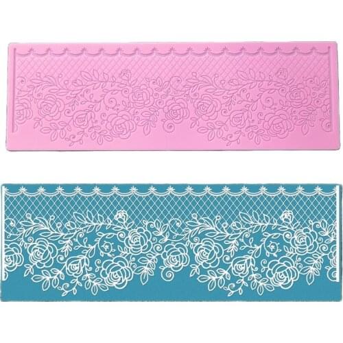 Flower Lace Mat DIY Silicone Mold For Cake Decorating Tools Baking Bakeware Mould Silicone Mat Fondant K880