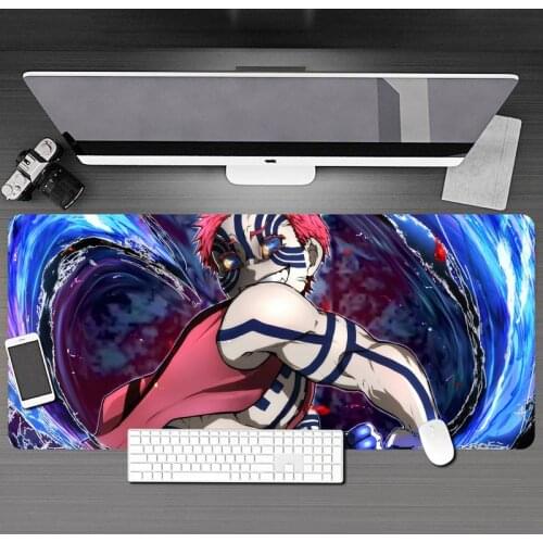 XL Anime Demon Slayer Mousepad HD Printing Computer Gamers Locking Lock Edge Mouse Pad XXL90x40cm Keyboard PC Desk Pad Csgo Pad