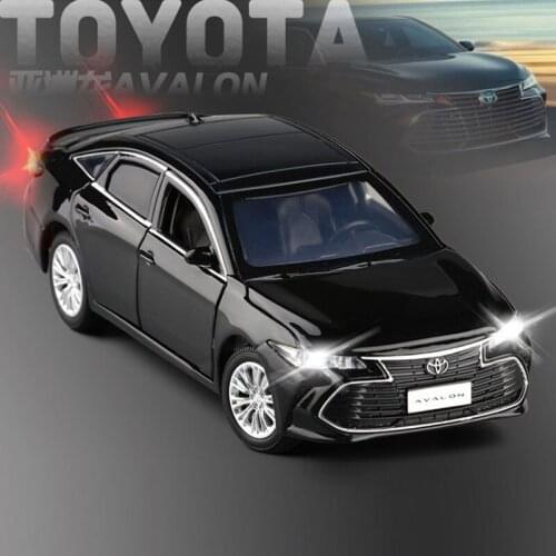 1:32 toyota avalon car model diecast alloy toy children gift Pull back sound light mini car collection Baby gifts free shipping