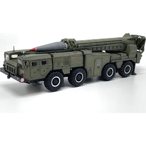 1/72 Scale Soviet Union Scud Missile Launcher Tank Model Diecast & Toy Vehicle for Collectible Display Collection Gift Souvenir