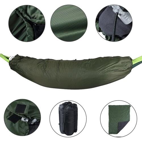 Outdoor Polydown Sleeping Hammock Winter Hammock Heat Hammock Camping Fishing Portable Heat Cover Sleeping Bag