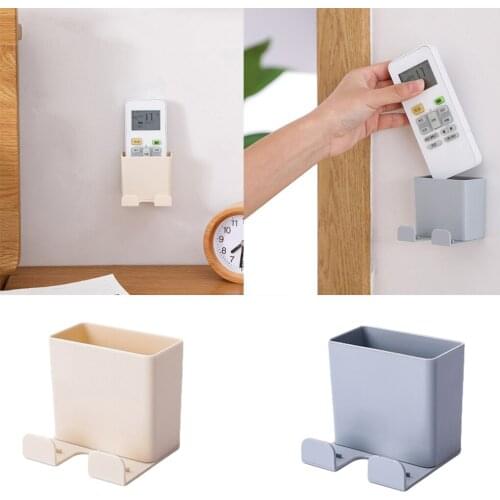 1 pcs Phone Wall Holder Smartphone Hanging Wall Storage Rack Mounted Mobile Phone Wall Holder Charging Holder Remote Control