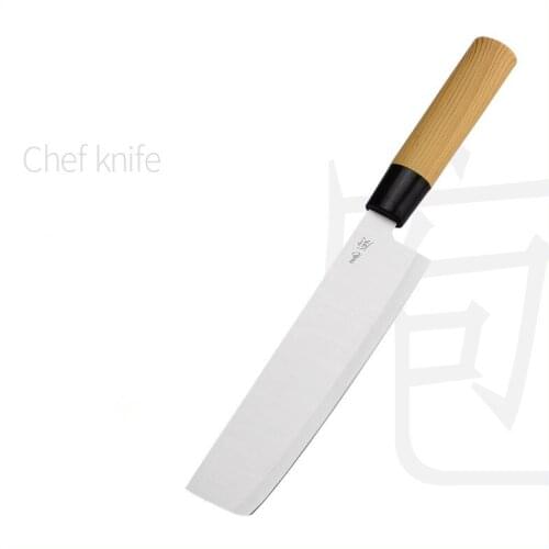 Old Blacksmith Stainless Steel Japanese Style Kitchen Utility Cut Meat Vegetable Sushi Knife Fish Head Filleting Knife Cleaver