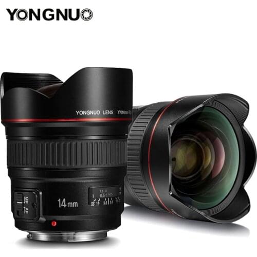 YONGNUO YN14mm F2.8 Large Aperture AF/MF 114 Diagonal Ultra-wide Angle Prime Lens Fixed Focus Lens for Canon DSLR EOS Camera