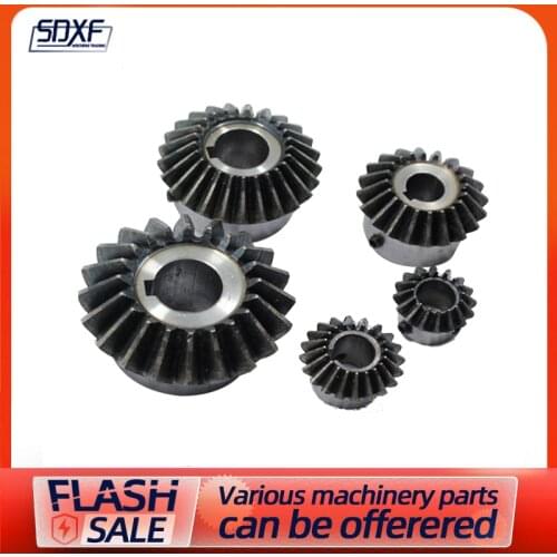 One piece, two pieces, four pieces, free shipping precision bevel gear 1M/1.5M, 16T-24T, 45# steel