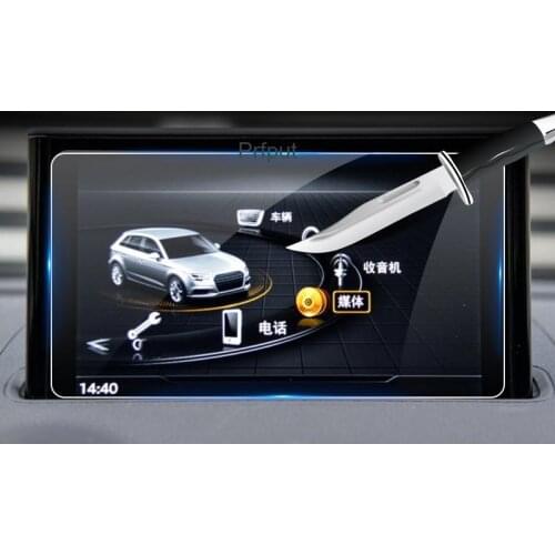 For Audi A3 S3 RS3 RS5 RS6 RS7 8V Car GPS navigation film LCD screen Tempered glass protective film Anti-scratch Refit 8 inch