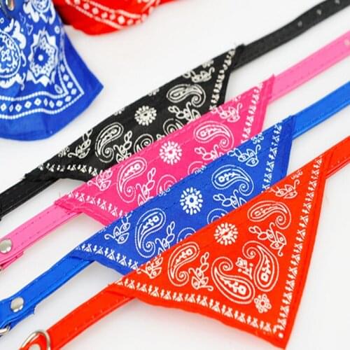 Adjustable PU Leather Pet Dog Collar Puppy Pet Dogs Scarf Clothes Accessories Cat Puppies Collars Neckerchief Cachorro Supplies