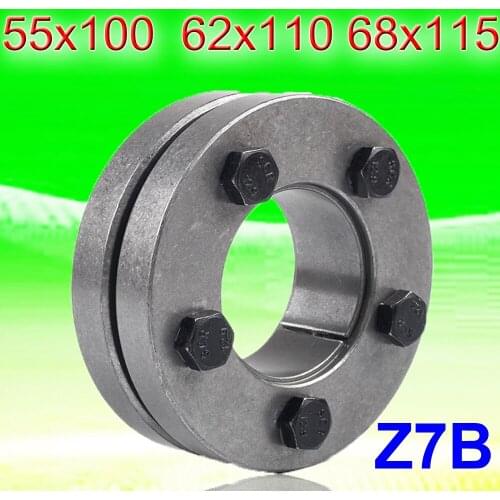 1PC RCK19 Tensioning Shaft Power Locking Devices Assembly Keyless Expansion Sleeve KTR603 TLK603 Z7B 55x100 62x110 68x115