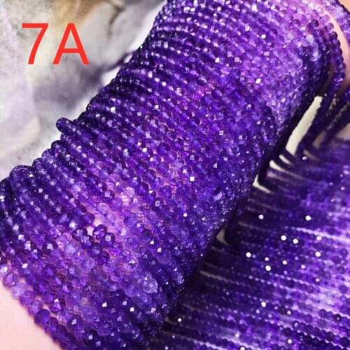 Loose beads Gradient color Smoky Quartz roundelle Faceted 2*4mm for DIY jewelry making loose beads FPPJ wholesale nature