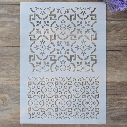 DIY Craft Layering Stencils For Walls Painting Scrapbooking Stamping Stamp Album Decorative Embossing Paper Card Flower Template
