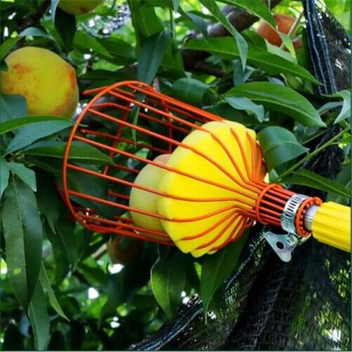 Fruit Picker Aluminum Deep Basket Head Apple Peach Picking Garden Tools Convenient Catcher