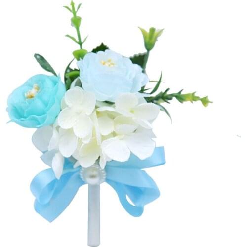 Groom Breastpin Wedding Suit Decorative Flower Korean Evening Party Artificial Brooch