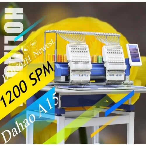 3 Years Quality Warranty!!!Brother Pe800 Similar High Effciency 2 Head 15 Needles Shirt Garments Flat Embroidery Machine
