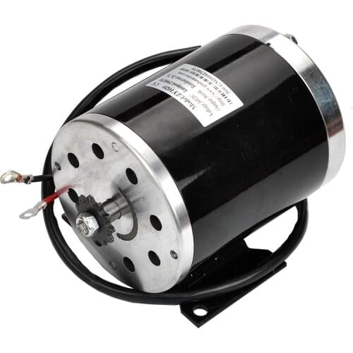 36V 500W Brushed DC Motor High Speed Electric DC Brush for Dirt Bike e-Bike ATV Go Kart Moped Mini Bikes Motorized Bicycle