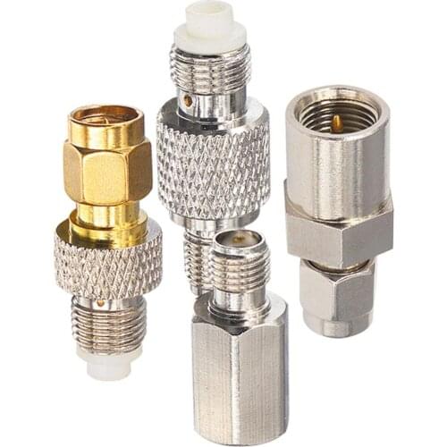 4 Type SMA to FME Kits Connector SMA to FME Connector RF Coaxial Adapter Kit for Cell Phone Signal Booster Directional Antenna
