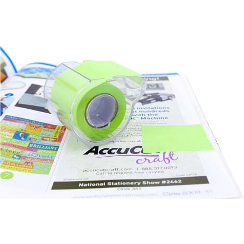 4A Roll Sticky Notes Full Adhesive 2 x 315 Inches Neon Green Stationery Kawaii Planner Cute Sticker Memo Pads 4A PSS 9-1 NG