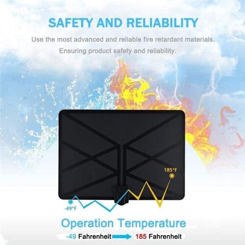 960 Miles TV Aerial Indoor Amplified Digital HDTV Antenna 4K HD DVB-T Freeview TV For Local Channels Broadcast Enhancement