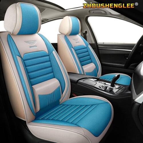 ZHOUSHENGLEE flax car seat covers For honda civic 2006 2011 crv 2008 accord 2003 2007 jazz city 2010 stream fit freed stepwgn s
