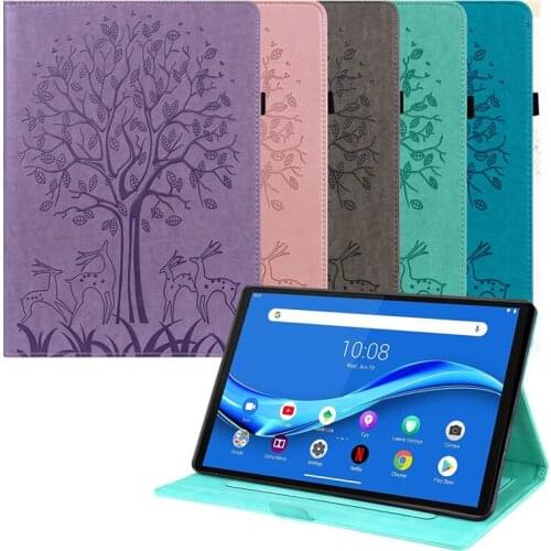 For Lenovo Tab M8 FHD TB-8705F TB-8505X TB-8505I Tablet Cover Embossing Deer Tree Coque for Lenovo Tab M8 8.0 inch Tablet Case