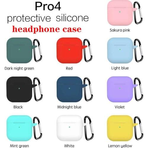 Fundas for Mini Pro 4 / Mini Pro 5 Case Mini 5 Silicone Solid Color Headset Cover Pro 4 Headphone Protective Cover