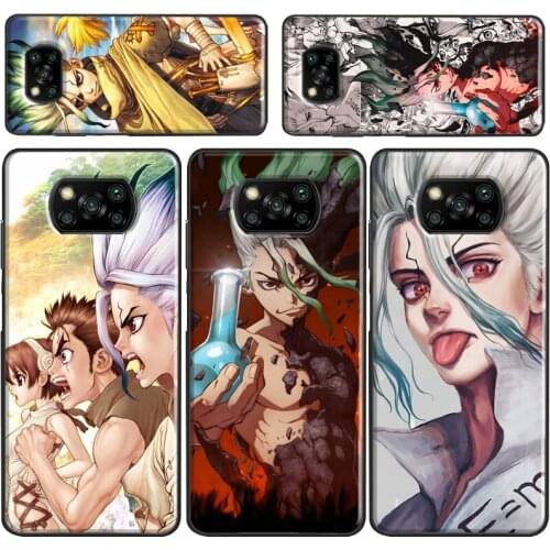Anime Dr. Stone Senku Ishigami Case For Xiaomi Redmi Note 8 9 Pro A 9C 8T 9S Poco X3 Redmi K30 Ultra Mi Note 10 Lite 9T