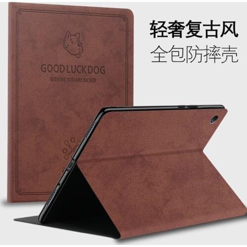 For Huawei Mediapad M5 Lite 10.1" BAH2-W19/L09/W09 Tablet Case For M5 Pro 10.8 inch CMR-AL09/W09 Elk Vintage Leather Case+Pen