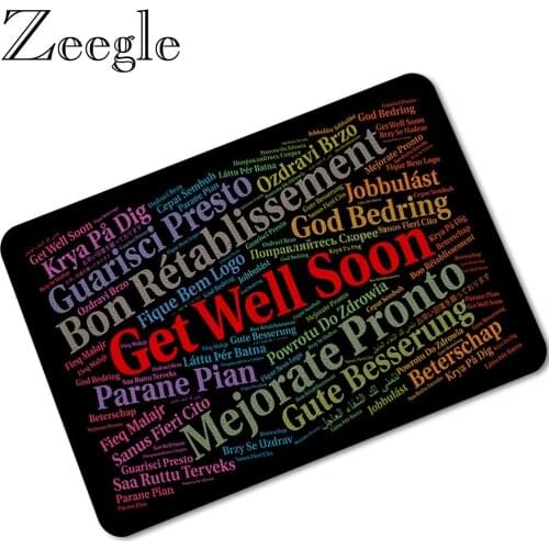 Welcome Entrance Door Mat Rubber Waterproof Floor Mat for Kitchen Hallway Bathroom Bath Carpet Rugs Outdoor Rug Home Decor Mats