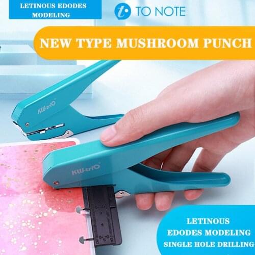 Manual Hole Puncher, Mushroom Hole Manual Paper Puncher, Loose-leaf T-hole Puncher, Creative Stationery, Order Hole Puncher