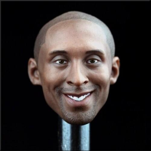 1/6 Scale soldiers mens head carving basketball star black skin for 12 inches TBLeague JIAOU phicen action figure