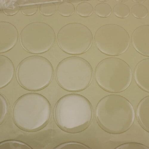Customized Small round shape thick resin epoxy sticker