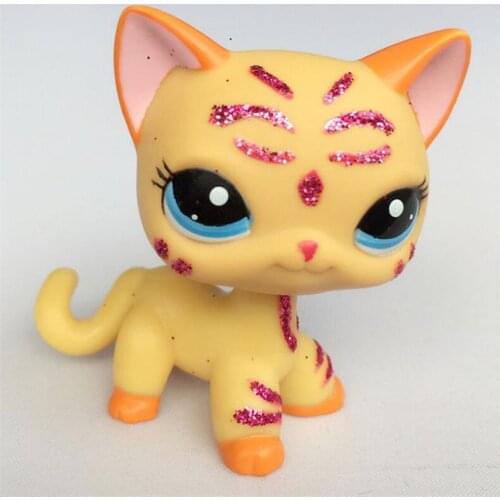 Rare Pet Shop lps Action Figure Toy Stand Free Shipping Small Short Hair Cat Old Original Dog Dachshund Shepherd Great Dane