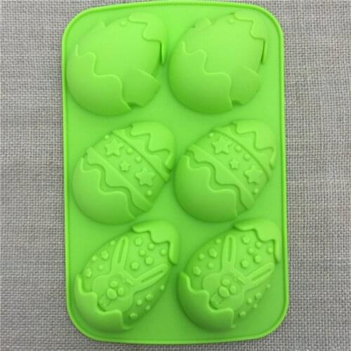 Luyou 1pcs DIY Silicone Mold Egg Recovery Soap Cake Chocolate Jelly Ice Mold 3D Cake Baking Tools For Easter Gift CL086
