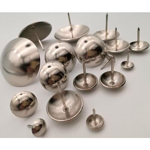 Stainless steel foam nails, pure copper nails, round head,top