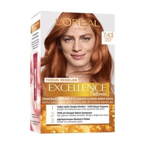 PARIS perfection intense cinnamon copper hair dye